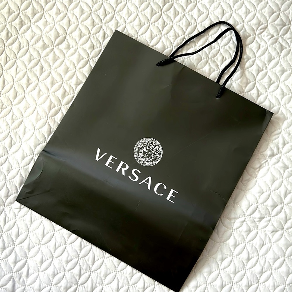 COPY - VERSACE gift paper bag 14x15.7in